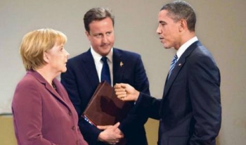 Обама, Меркель и Кэмереон обсудили по телефону, что делать с Россией